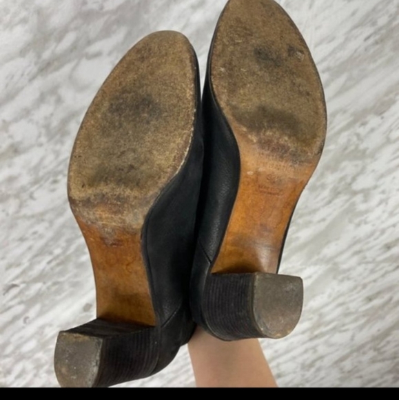 Maison Martin Margiela Booties - Size 37.5 Black, Leather, Ankle Boot - Picture 7 of 14